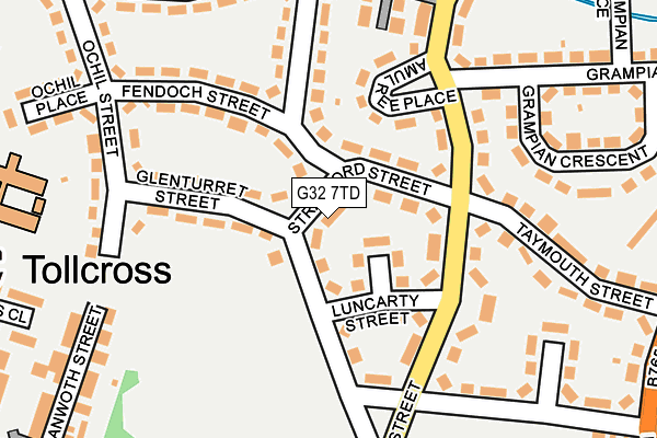 G32 7TD map - OS OpenMap – Local (Ordnance Survey) G32 7TD map - OS OpenMap – Local (Ordnance Survey)