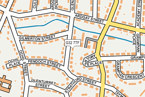 G32 7TF map - OS OpenMap – Local (Ordnance Survey) G32 7TF map - OS OpenMap – Local (Ordnance Survey)