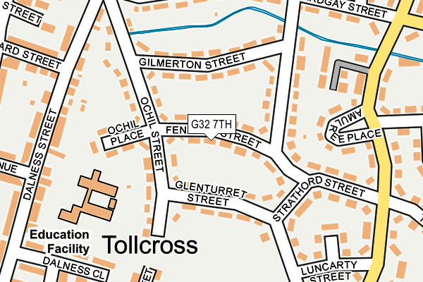 G32 7TH map - OS OpenMap – Local (Ordnance Survey) G32 7TH map - OS OpenMap – Local (Ordnance Survey)