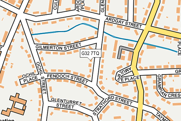 G32 7TQ map - OS OpenMap – Local (Ordnance Survey) G32 7TQ map - OS OpenMap – Local (Ordnance Survey)