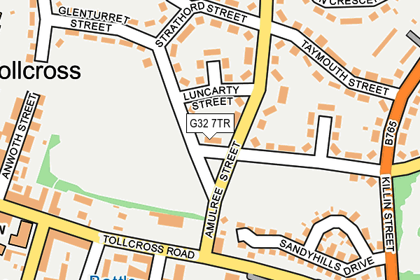 G32 7TR map - OS OpenMap – Local (Ordnance Survey) G32 7TR map - OS OpenMap – Local (Ordnance Survey)