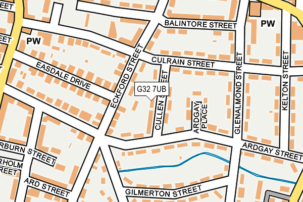 G32 7UB map - OS OpenMap – Local (Ordnance Survey) G32 7UB map - OS OpenMap – Local (Ordnance Survey)