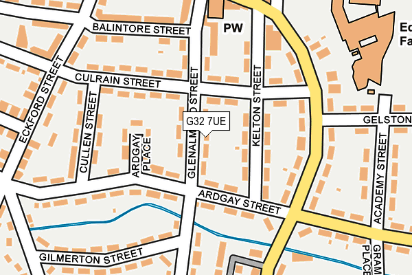 G32 7UE map - OS OpenMap – Local (Ordnance Survey) G32 7UE map - OS OpenMap – Local (Ordnance Survey)