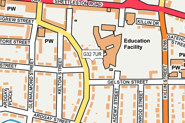 G32 7UR map - OS OpenMap – Local (Ordnance Survey) G32 7UR map - OS OpenMap – Local (Ordnance Survey)