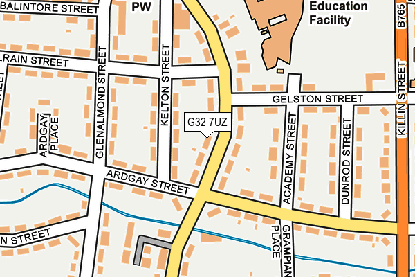G32 7UZ map - OS OpenMap – Local (Ordnance Survey) G32 7UZ map - OS OpenMap – Local (Ordnance Survey)