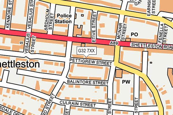 G32 7XX map - OS OpenMap – Local (Ordnance Survey) G32 7XX map - OS OpenMap – Local (Ordnance Survey)
