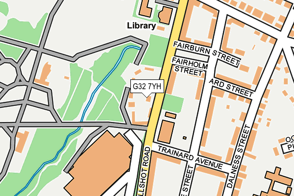 G32 7YH map - OS OpenMap – Local (Ordnance Survey) G32 7YH map - OS OpenMap – Local (Ordnance Survey)