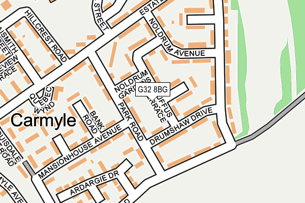 G32 8BG map - OS OpenMap – Local (Ordnance Survey) G32 8BG map - OS OpenMap – Local (Ordnance Survey)