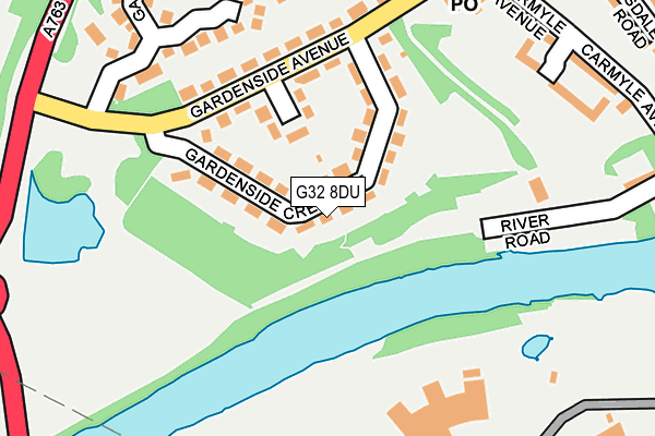 G32 8DU map - OS OpenMap – Local (Ordnance Survey) G32 8DU map - OS OpenMap – Local (Ordnance Survey)