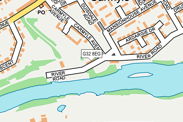 G32 8EG map - OS OpenMap – Local (Ordnance Survey) G32 8EG map - OS OpenMap – Local (Ordnance Survey)