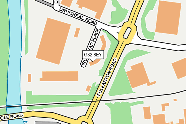 G32 8EY map - OS OpenMap – Local (Ordnance Survey) G32 8EY map - OS OpenMap – Local (Ordnance Survey)
