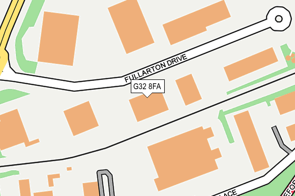 G32 8FA map - OS OpenMap – Local (Ordnance Survey) G32 8FA map - OS OpenMap – Local (Ordnance Survey)
