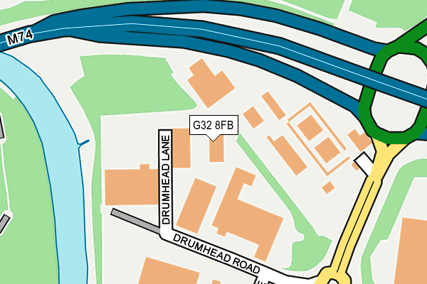G32 8FB map - OS OpenMap – Local (Ordnance Survey) G32 8FB map - OS OpenMap – Local (Ordnance Survey)