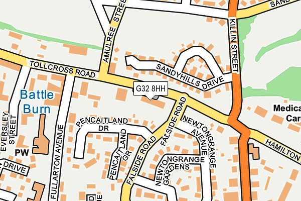 G32 8HH map - OS OpenMap – Local (Ordnance Survey) G32 8HH map - OS OpenMap – Local (Ordnance Survey)
