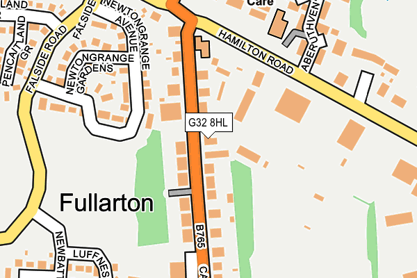 G32 8HL map - OS OpenMap – Local (Ordnance Survey)
