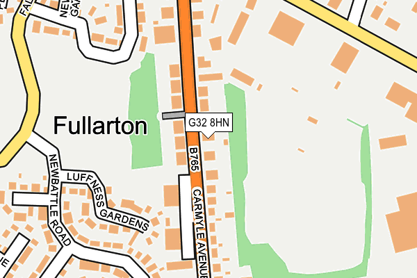 G32 8HN map - OS OpenMap – Local (Ordnance Survey) G32 8HN map - OS OpenMap – Local (Ordnance Survey)