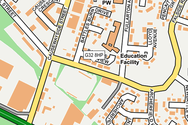 G32 8HP map - OS OpenMap – Local (Ordnance Survey) G32 8HP map - OS OpenMap – Local (Ordnance Survey)