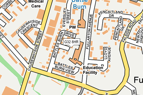 G32 8HR map - OS OpenMap – Local (Ordnance Survey) G32 8HR map - OS OpenMap – Local (Ordnance Survey)