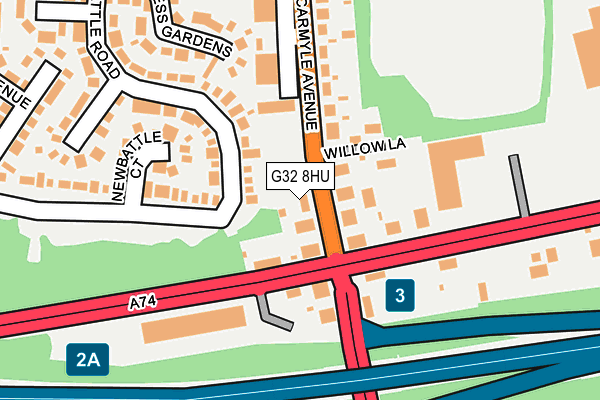 G32 8HU map - OS OpenMap – Local (Ordnance Survey) G32 8HU map - OS OpenMap – Local (Ordnance Survey)