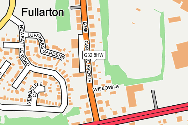 G32 8HW map - OS OpenMap – Local (Ordnance Survey) G32 8HW map - OS OpenMap – Local (Ordnance Survey)