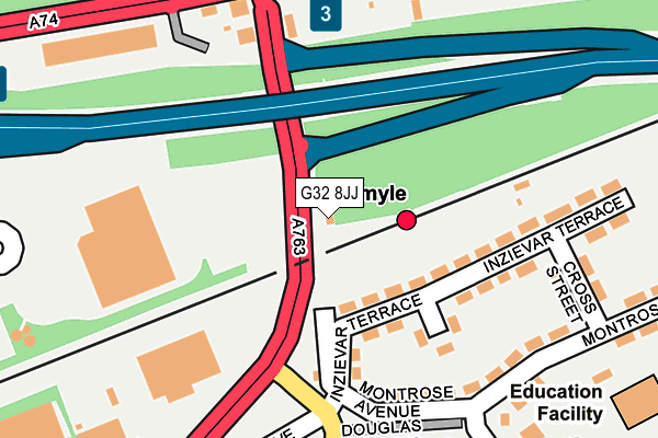 G32 8JJ map - OS OpenMap – Local (Ordnance Survey) G32 8JJ map - OS OpenMap – Local (Ordnance Survey)
