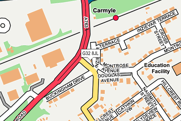 G32 8JL map - OS OpenMap – Local (Ordnance Survey) G32 8JL map - OS OpenMap – Local (Ordnance Survey)