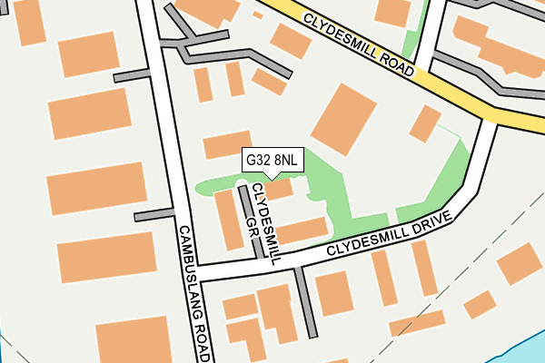 G32 8NL map - OS OpenMap – Local (Ordnance Survey) G32 8NL map - OS OpenMap – Local (Ordnance Survey)