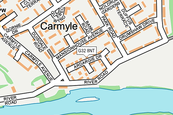 G32 8NT map - OS OpenMap – Local (Ordnance Survey) G32 8NT map - OS OpenMap – Local (Ordnance Survey)