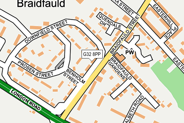 G32 8PP map - OS OpenMap – Local (Ordnance Survey) G32 8PP map - OS OpenMap – Local (Ordnance Survey)