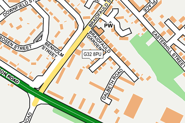 G32 8PU map - OS OpenMap – Local (Ordnance Survey) G32 8PU map - OS OpenMap – Local (Ordnance Survey)