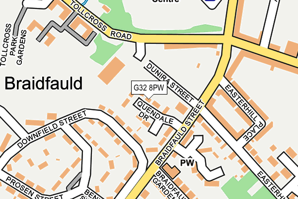 G32 8PW map - OS OpenMap – Local (Ordnance Survey) G32 8PW map - OS OpenMap – Local (Ordnance Survey)