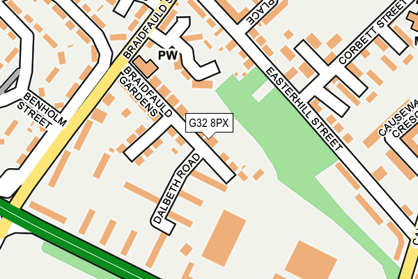 G32 8PX map - OS OpenMap – Local (Ordnance Survey) G32 8PX map - OS OpenMap – Local (Ordnance Survey)