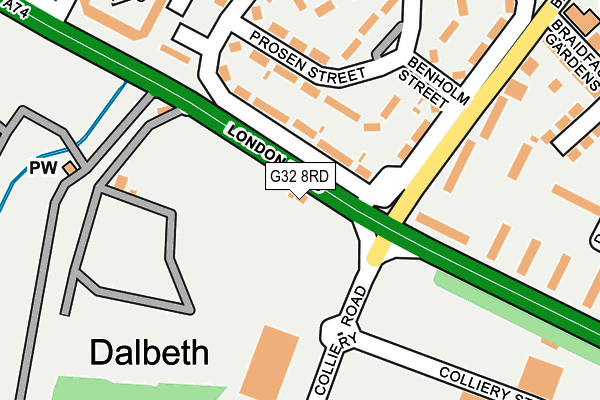 G32 8RD map - OS OpenMap – Local (Ordnance Survey) G32 8RD map - OS OpenMap – Local (Ordnance Survey)