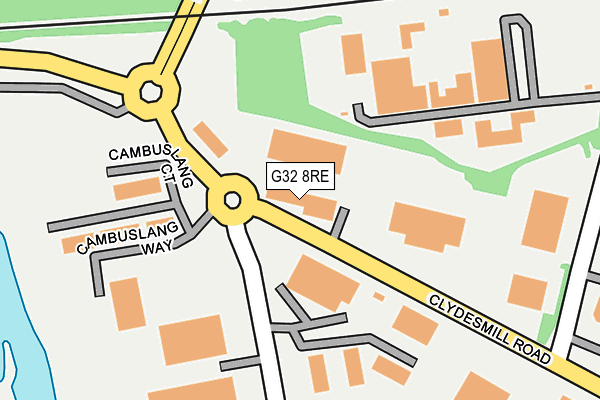 G32 8RE map - OS OpenMap – Local (Ordnance Survey) G32 8RE map - OS OpenMap – Local (Ordnance Survey)
