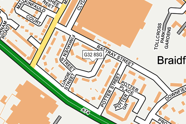 G32 8SG map - OS OpenMap – Local (Ordnance Survey) G32 8SG map - OS OpenMap – Local (Ordnance Survey)