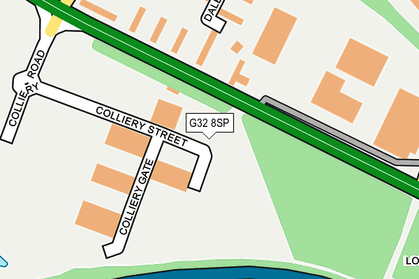 G32 8SP map - OS OpenMap – Local (Ordnance Survey) G32 8SP map - OS OpenMap – Local (Ordnance Survey)