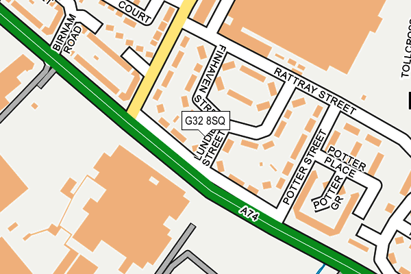 G32 8SQ map - OS OpenMap – Local (Ordnance Survey) G32 8SQ map - OS OpenMap – Local (Ordnance Survey)