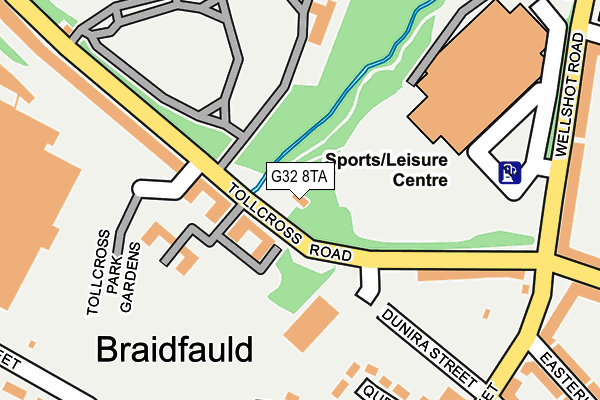 G32 8TA map - OS OpenMap – Local (Ordnance Survey) G32 8TA map - OS OpenMap – Local (Ordnance Survey)