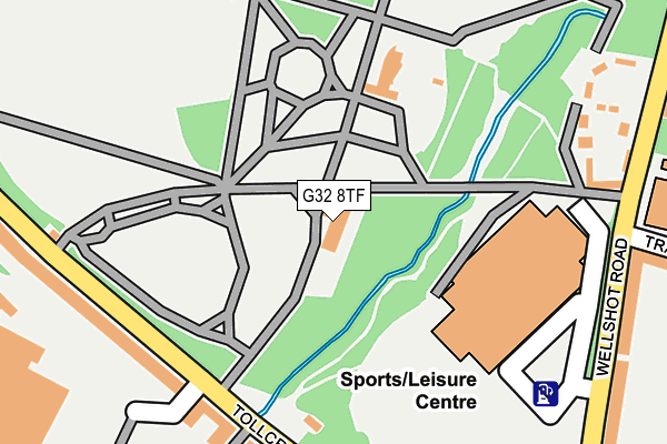 G32 8TF map - OS OpenMap – Local (Ordnance Survey) G32 8TF map - OS OpenMap – Local (Ordnance Survey)