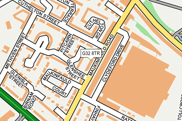 G32 8TR map - OS OpenMap – Local (Ordnance Survey) G32 8TR map - OS OpenMap – Local (Ordnance Survey)