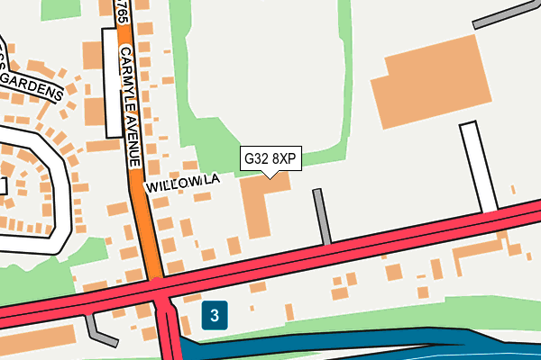G32 8XP map - OS OpenMap – Local (Ordnance Survey) G32 8XP map - OS OpenMap – Local (Ordnance Survey)