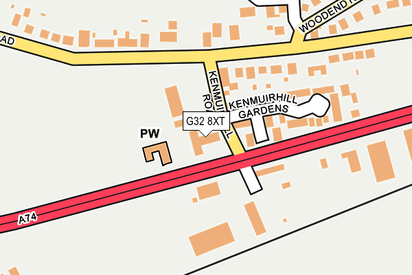 G32 8XT map - OS OpenMap – Local (Ordnance Survey) G32 8XT map - OS OpenMap – Local (Ordnance Survey)