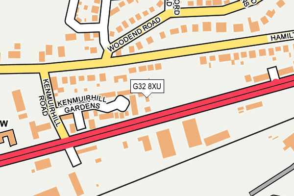 G32 8XU map - OS OpenMap – Local (Ordnance Survey) G32 8XU map - OS OpenMap – Local (Ordnance Survey)