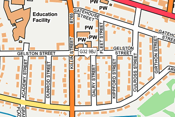 G32 9BJ map - OS OpenMap – Local (Ordnance Survey) G32 9BJ map - OS OpenMap – Local (Ordnance Survey)