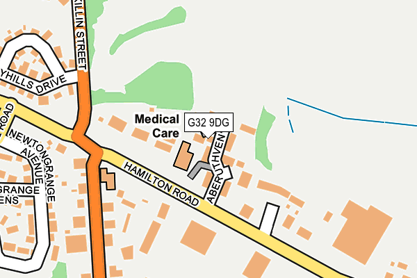G32 9DG map - OS OpenMap – Local (Ordnance Survey) G32 9DG map - OS OpenMap – Local (Ordnance Survey)