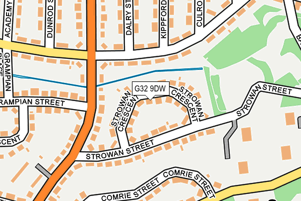 G32 9DW map - OS OpenMap – Local (Ordnance Survey) G32 9DW map - OS OpenMap – Local (Ordnance Survey)
