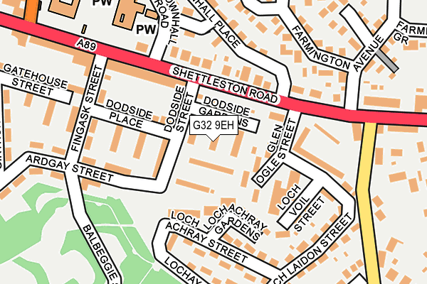 G32 9EH map - OS OpenMap – Local (Ordnance Survey) G32 9EH map - OS OpenMap – Local (Ordnance Survey)