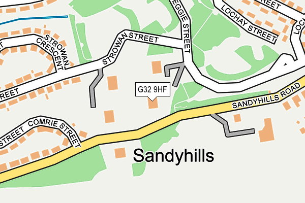 G32 9HF map - OS OpenMap – Local (Ordnance Survey) G32 9HF map - OS OpenMap – Local (Ordnance Survey)