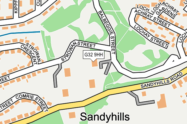 G32 9HH map - OS OpenMap – Local (Ordnance Survey) G32 9HH map - OS OpenMap – Local (Ordnance Survey)