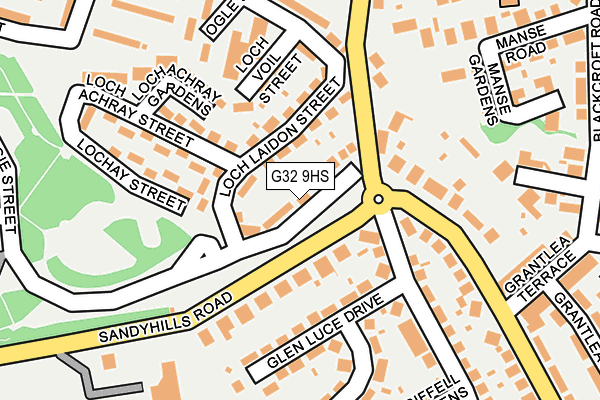 G32 9HS map - OS OpenMap – Local (Ordnance Survey) G32 9HS map - OS OpenMap – Local (Ordnance Survey)